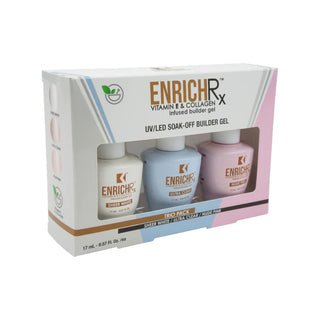 KUPA GelFinity ENRICHRx Infused Builder Gel Trio Pack - 17ml